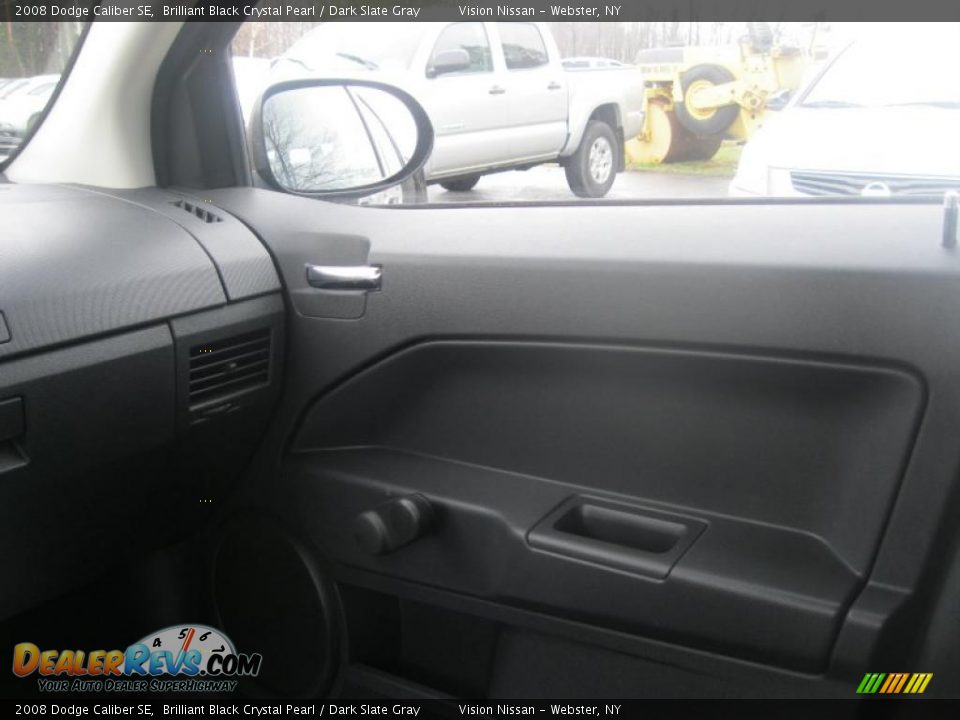 2008 Dodge Caliber SE Brilliant Black Crystal Pearl / Dark Slate Gray Photo #23