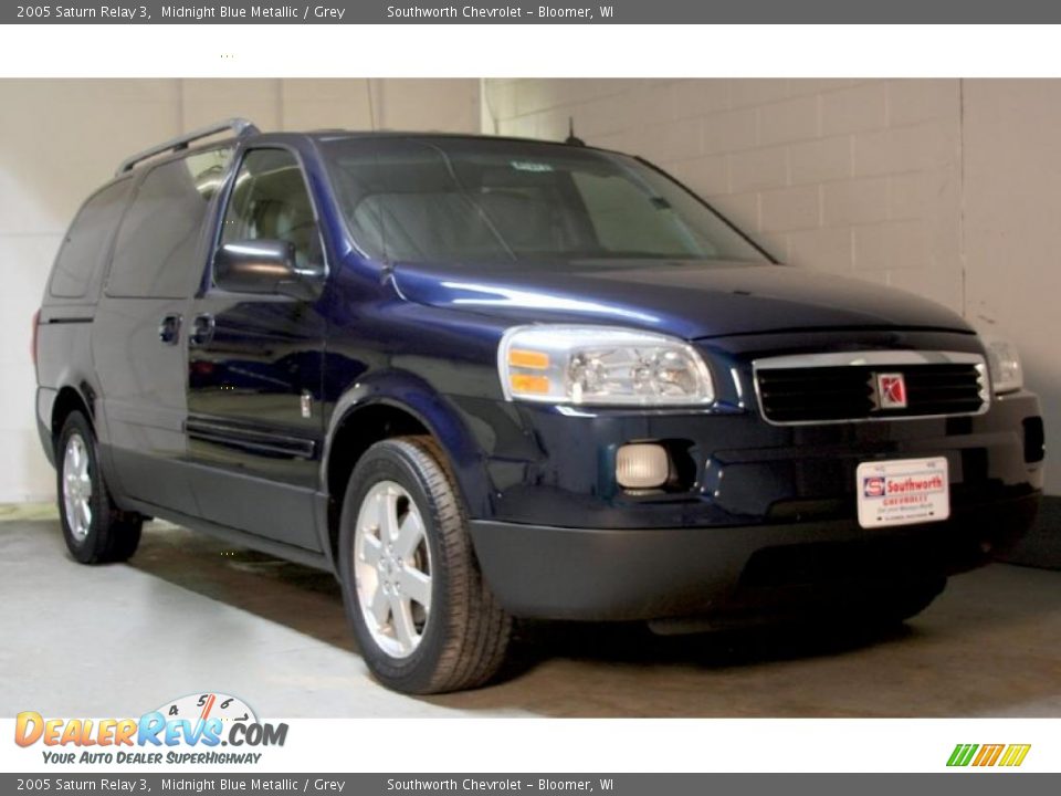 2005 Saturn Relay 3 Midnight Blue Metallic / Grey Photo #1