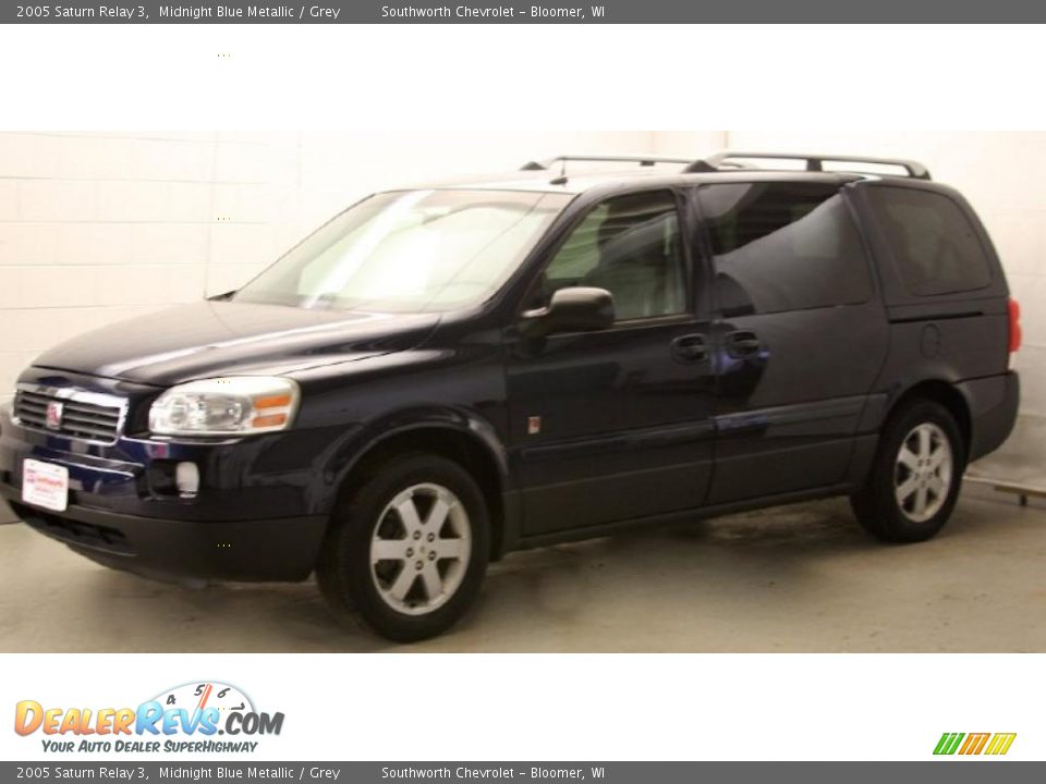 2005 Saturn Relay 3 Midnight Blue Metallic / Grey Photo #3