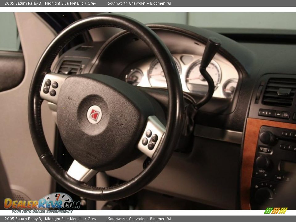 2005 Saturn Relay 3 Midnight Blue Metallic / Grey Photo #13