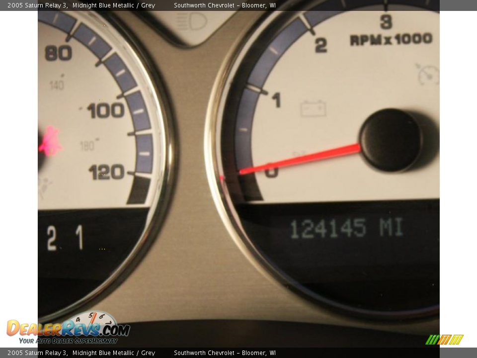 2005 Saturn Relay 3 Midnight Blue Metallic / Grey Photo #14