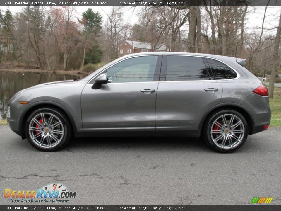 Meteor Grey Metallic 2011 Porsche Cayenne Turbo Photo #3