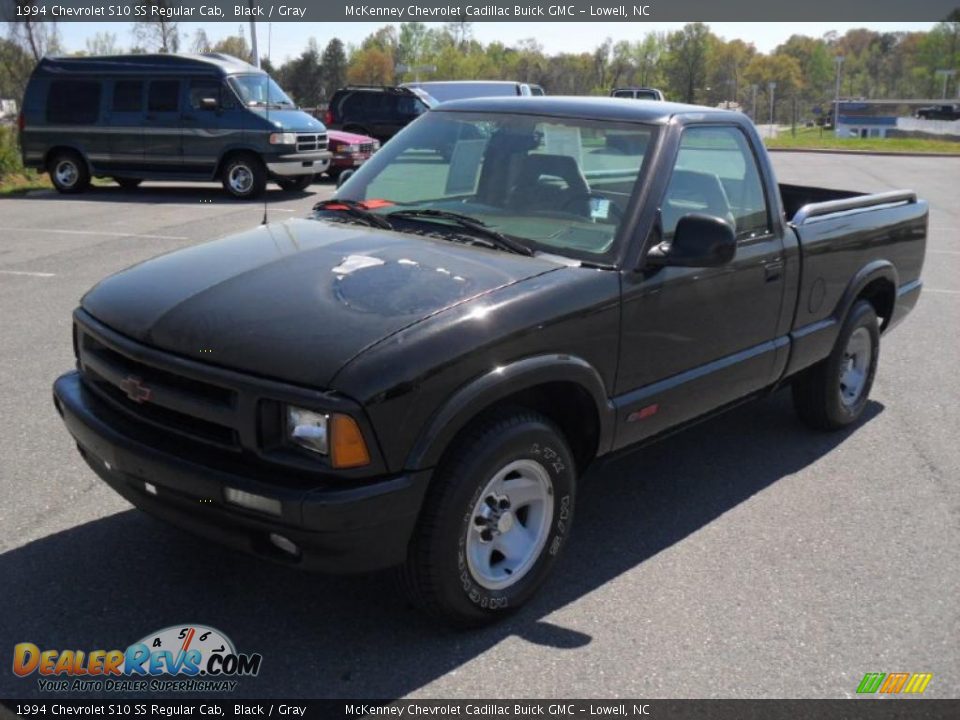 1994 Chevrolet S10 SS Regular Cab Black / Gray Photo #1