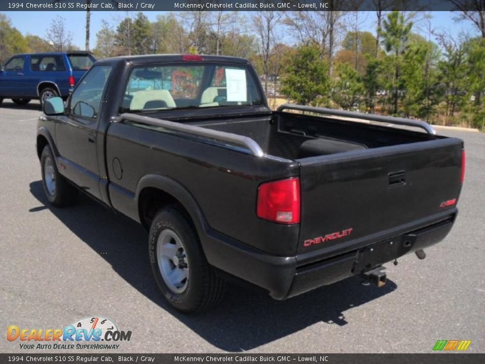 1994 Chevrolet S10 SS Regular Cab Black / Gray Photo #2