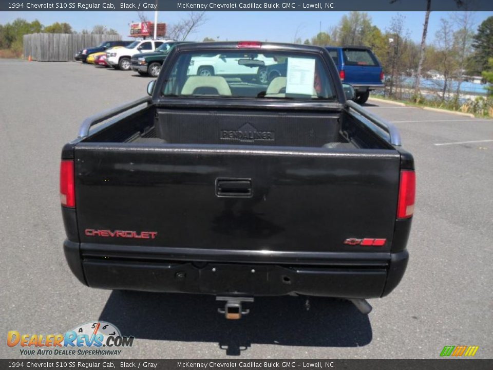 1994 Chevrolet S10 SS Regular Cab Black / Gray Photo #3