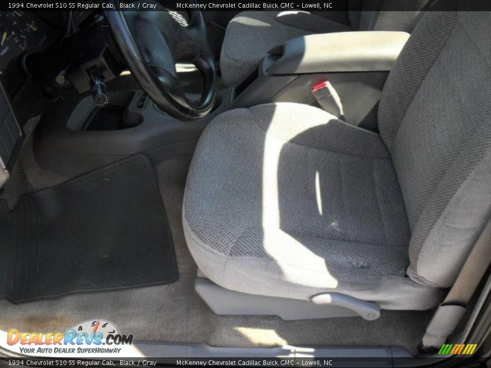 1994 Chevrolet S10 SS Regular Cab Black / Gray Photo #8