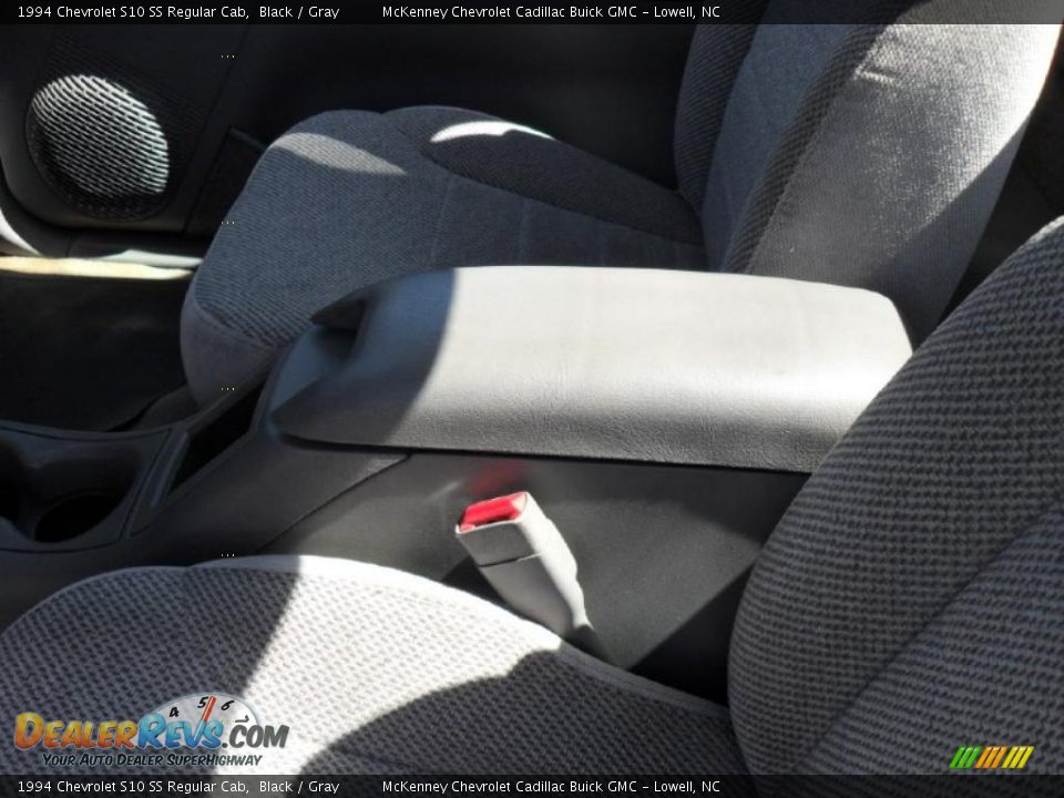 1994 Chevrolet S10 SS Regular Cab Black / Gray Photo #9