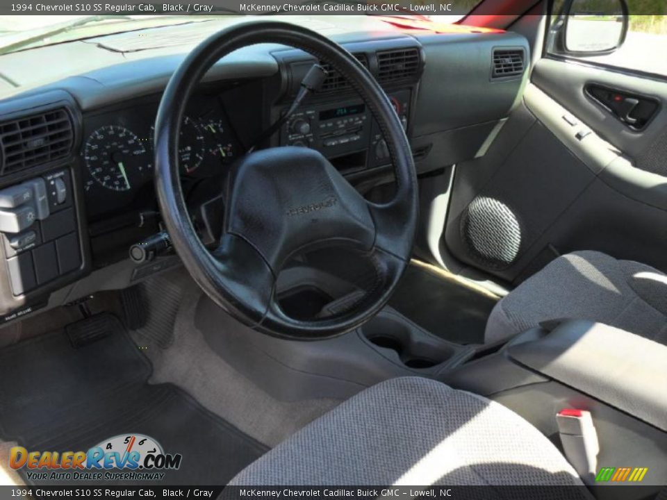 1994 Chevrolet S10 SS Regular Cab Black / Gray Photo #25
