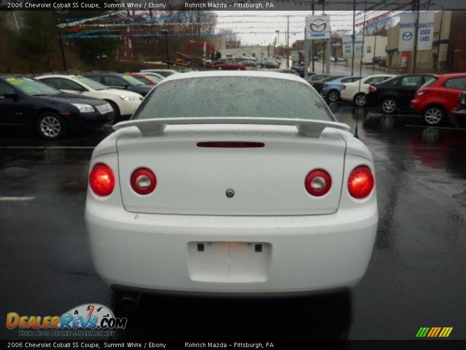 2006 Chevrolet Cobalt SS Coupe Summit White / Ebony Photo #17