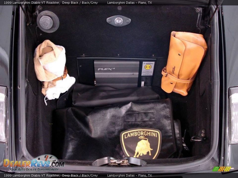 1999 Lamborghini Diablo VT Roadster Deep Black / Black/Grey Photo #7