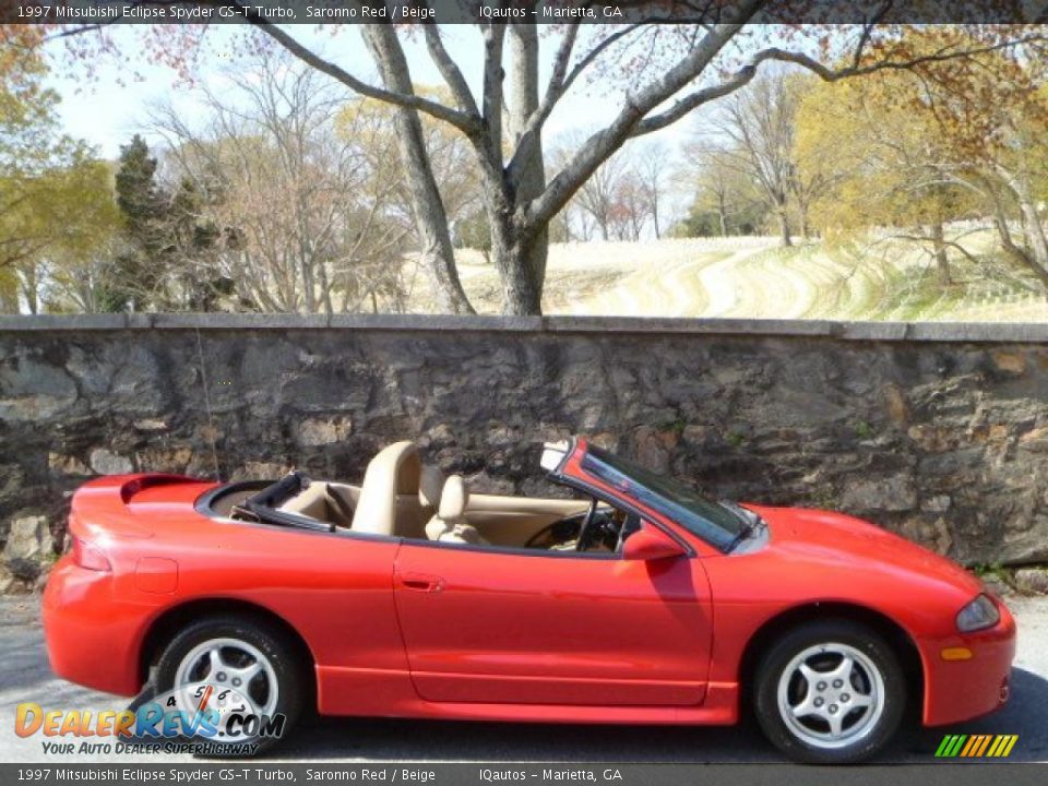 Saronno Red 1997 Mitsubishi Eclipse Spyder GS-T Turbo Photo #2