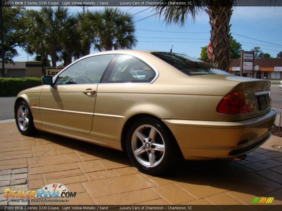 Light Yellow Metallic 2000 BMW 3 Series 328i Coupe Photo #5