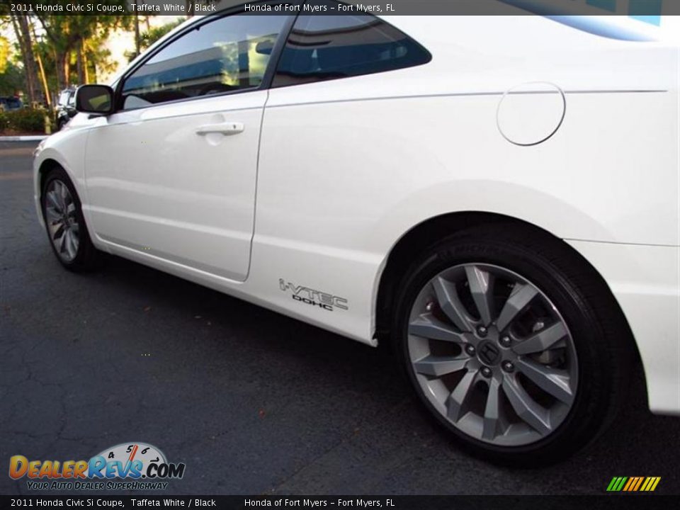 2011 Honda Civic Si Coupe Taffeta White / Black Photo #6