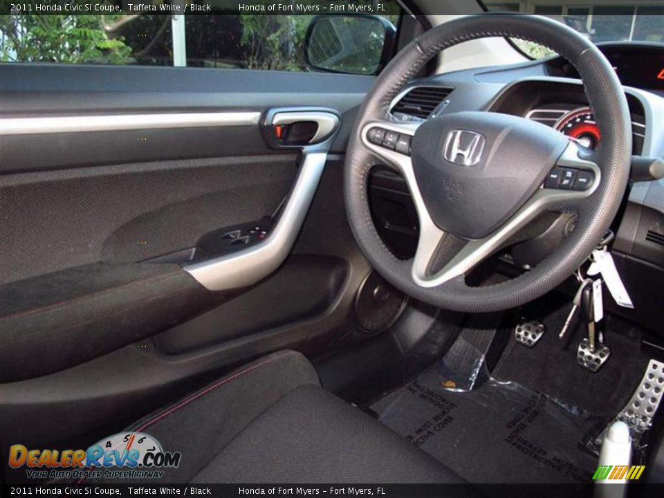 2011 Honda Civic Si Coupe Steering Wheel Photo #11