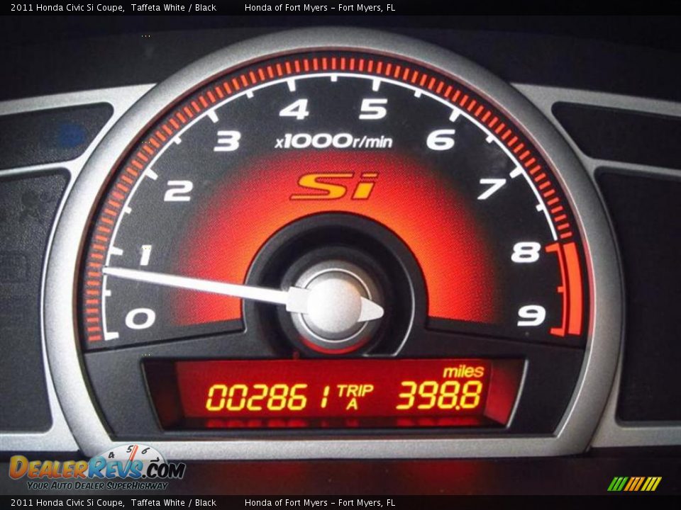 2011 Honda Civic Si Coupe Gauges Photo #18