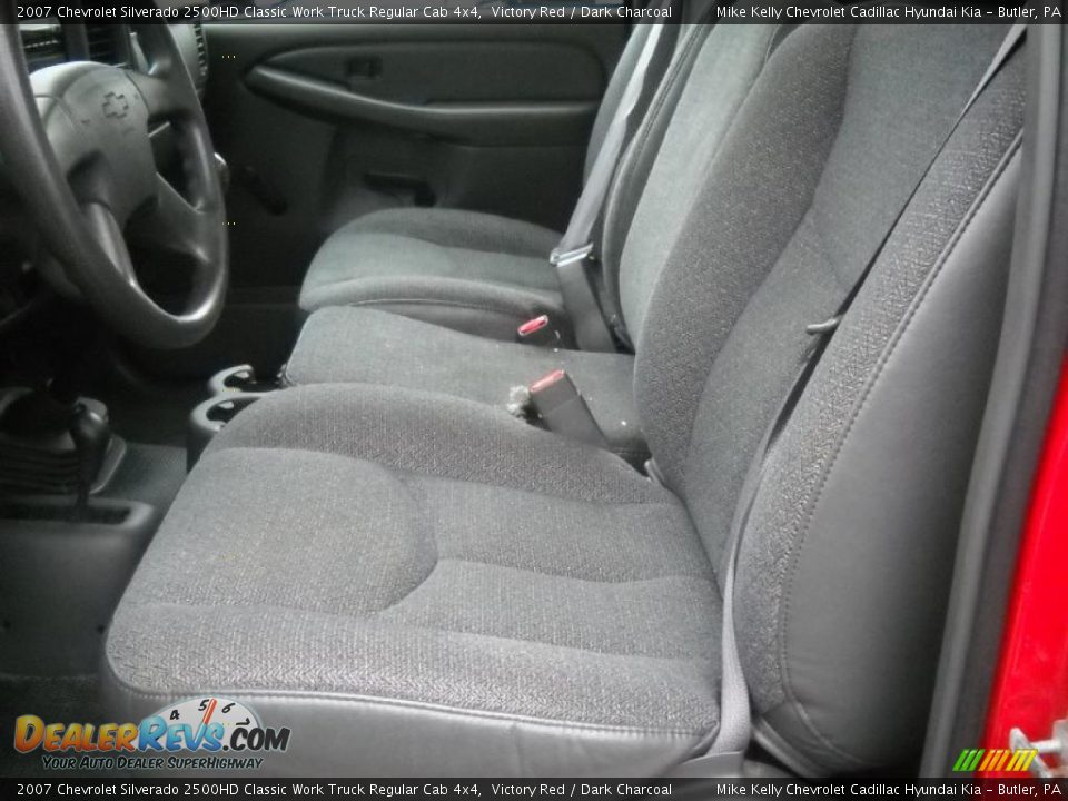 Dark Charcoal Interior - 2007 Chevrolet Silverado 2500HD Classic Work Truck Regular Cab 4x4 Photo #10
