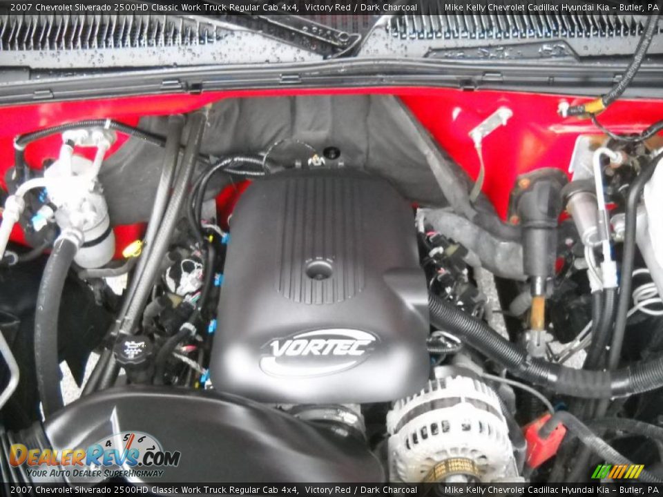 2007 Chevrolet Silverado 2500HD Classic Work Truck Regular Cab 4x4 6.0 Liter OHV 16-Valve VVT Vortec V8 Engine Photo #15