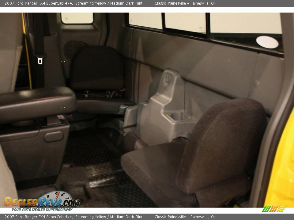 2007 Ford Ranger FX4 SuperCab 4x4 Screaming Yellow / Medium Dark Flint Photo #12