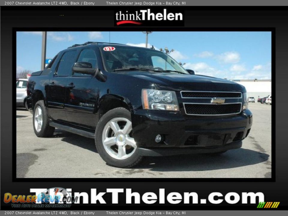 2007 Chevrolet Avalanche LTZ 4WD Black / Ebony Photo #1