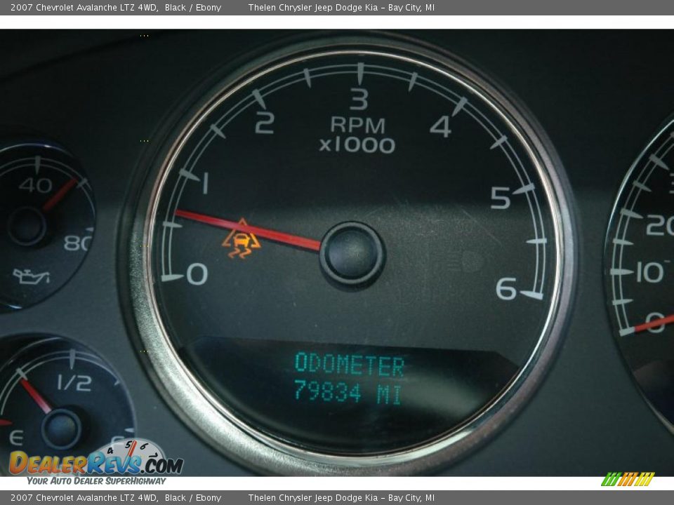 2007 Chevrolet Avalanche LTZ 4WD Black / Ebony Photo #11