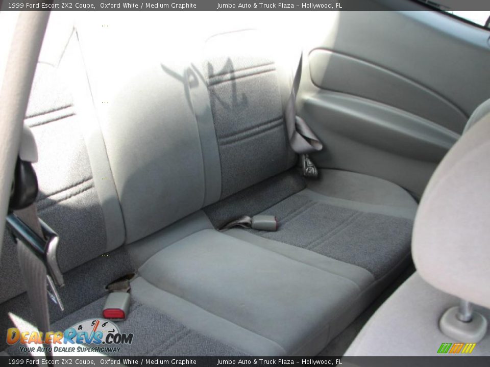 1999 Ford Escort ZX2 Coupe Oxford White / Medium Graphite Photo #15