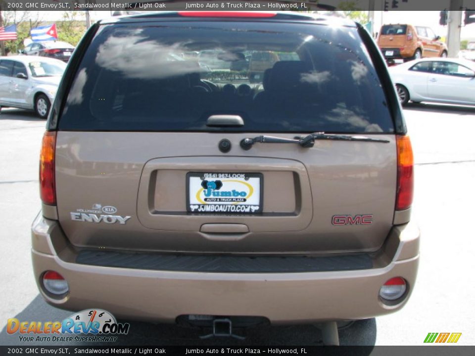2002 GMC Envoy SLT Sandalwood Metallic / Light Oak Photo #9