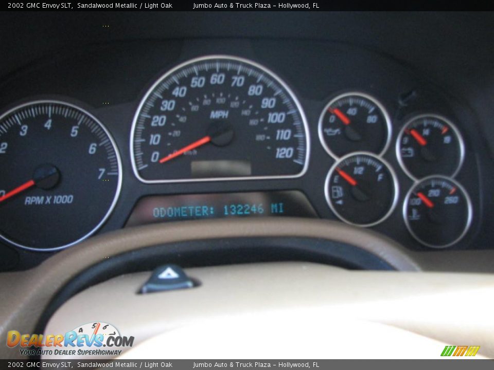 2002 GMC Envoy SLT Sandalwood Metallic / Light Oak Photo #25