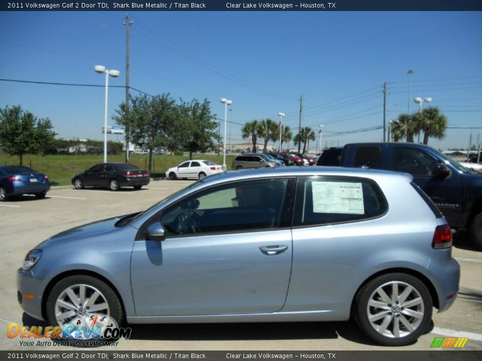 Shark Blue Metallic 2011 Volkswagen Golf 2 Door TDI Photo #4