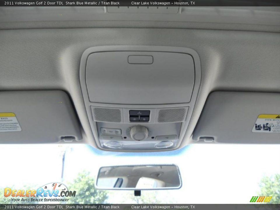2011 Volkswagen Golf 2 Door TDI Shark Blue Metallic / Titan Black Photo #19