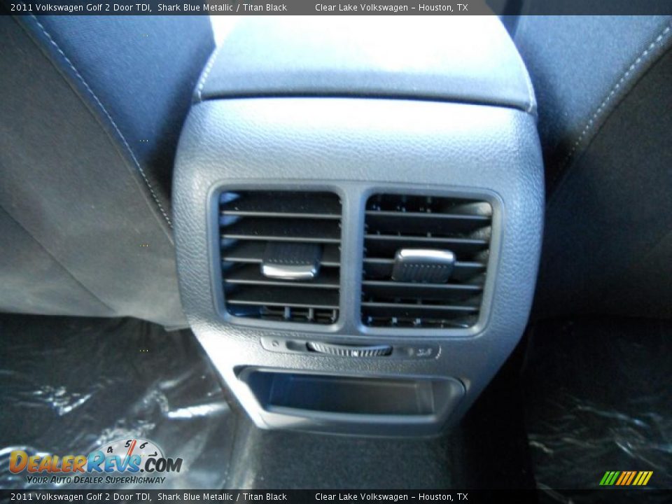 2011 Volkswagen Golf 2 Door TDI Shark Blue Metallic / Titan Black Photo #20