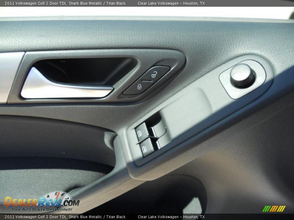 2011 Volkswagen Golf 2 Door TDI Shark Blue Metallic / Titan Black Photo #21