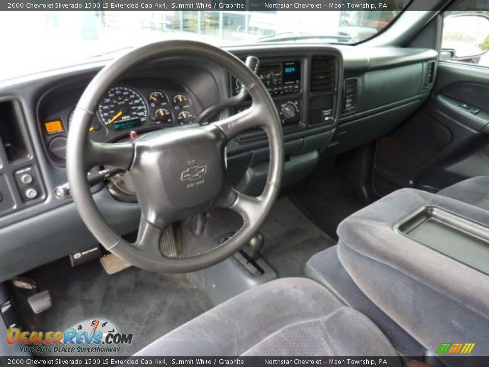 Graphite Interior 2000 Chevrolet Silverado 1500 Ls