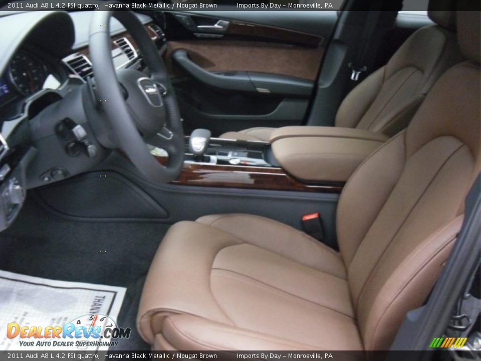 Nougat Brown Interior 2011 Audi A8 L 4 2 Fsi Quattro Photo