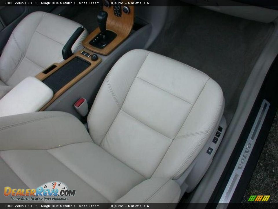 2008 Volvo C70 T5 Magic Blue Metallic / Calcite Cream Photo #4