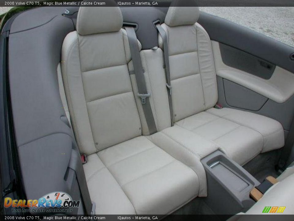 2008 Volvo C70 T5 Magic Blue Metallic / Calcite Cream Photo #6