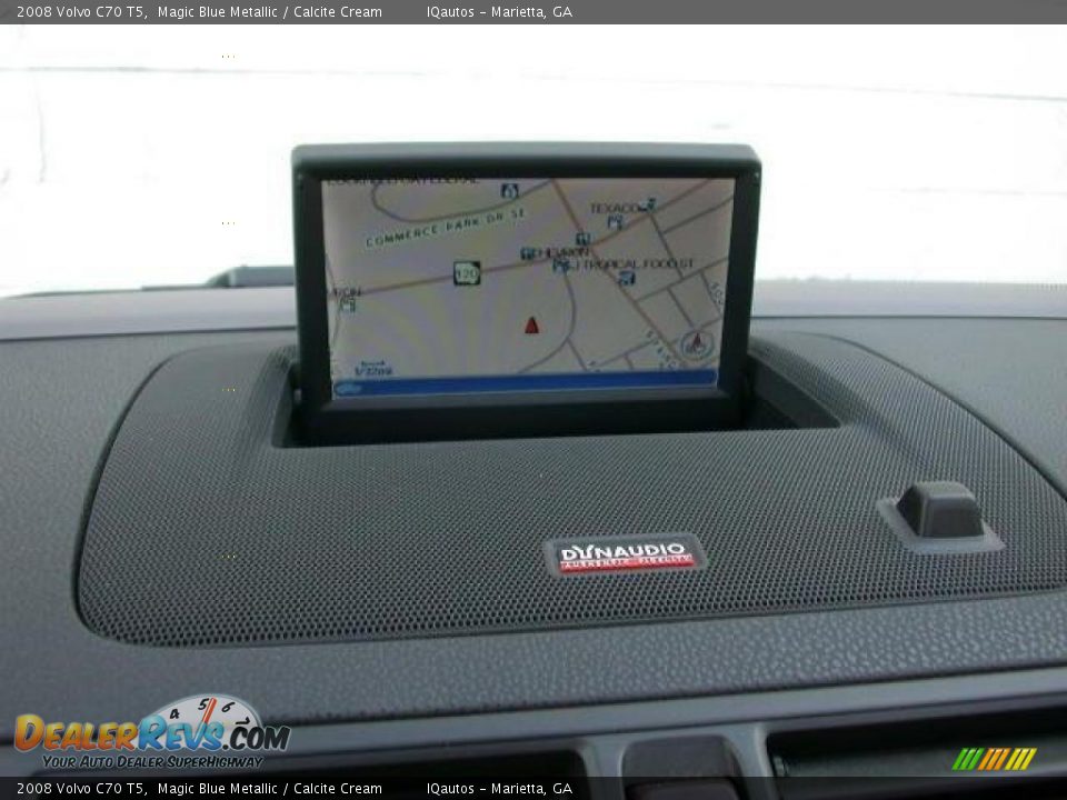 2008 Volvo C70 T5 Magic Blue Metallic / Calcite Cream Photo #9