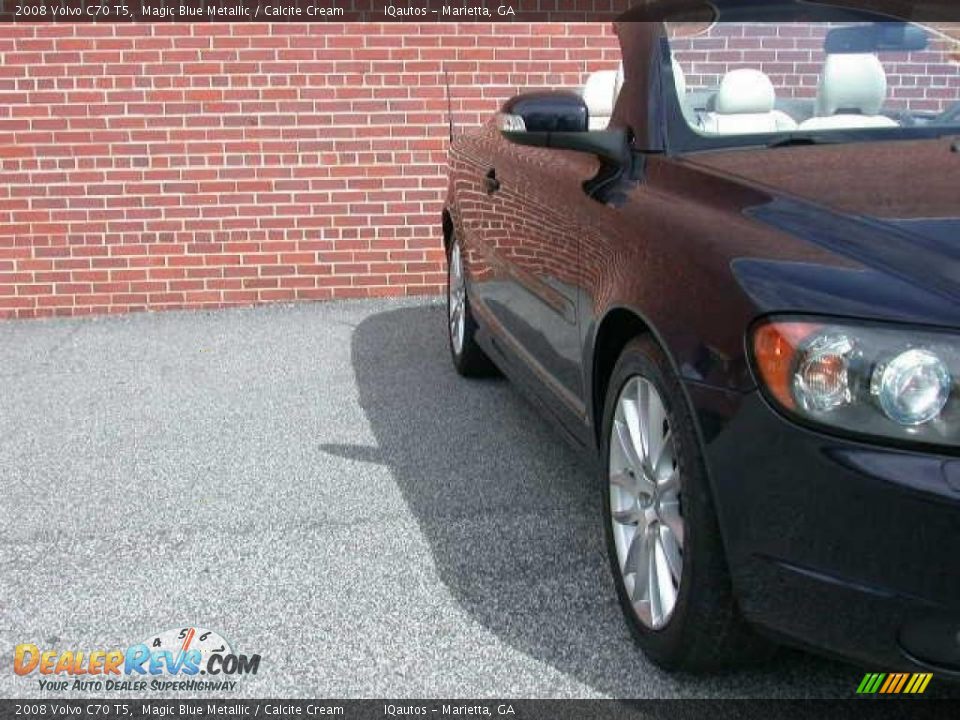 2008 Volvo C70 T5 Magic Blue Metallic / Calcite Cream Photo #16