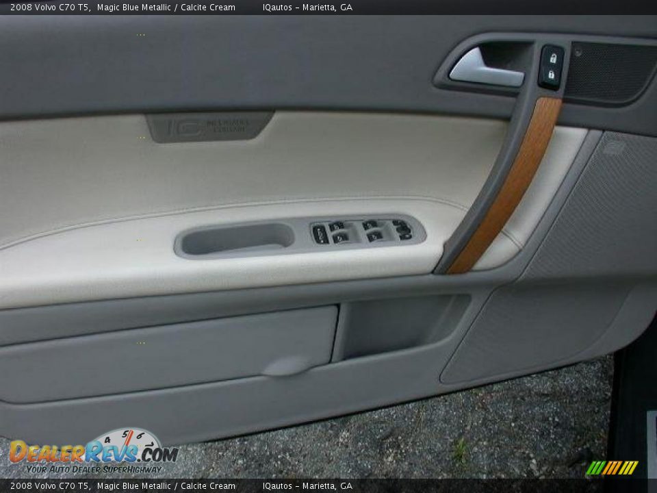 2008 Volvo C70 T5 Magic Blue Metallic / Calcite Cream Photo #18
