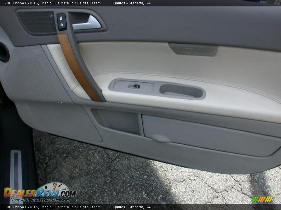 2008 Volvo C70 T5 Magic Blue Metallic / Calcite Cream Photo #19