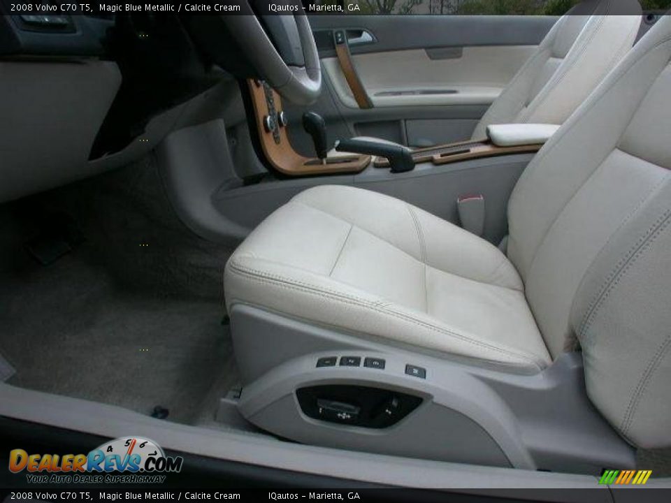 2008 Volvo C70 T5 Magic Blue Metallic / Calcite Cream Photo #20