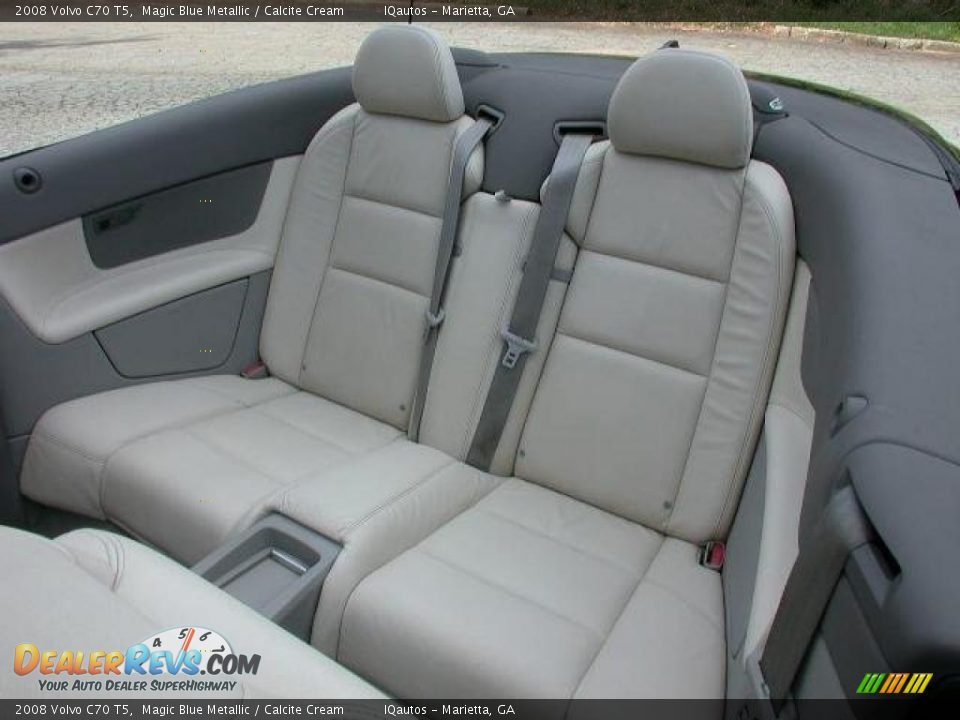 2008 Volvo C70 T5 Magic Blue Metallic / Calcite Cream Photo #21