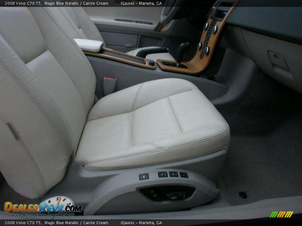 2008 Volvo C70 T5 Magic Blue Metallic / Calcite Cream Photo #22