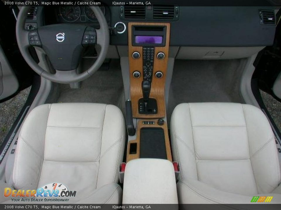 2008 Volvo C70 T5 Magic Blue Metallic / Calcite Cream Photo #23