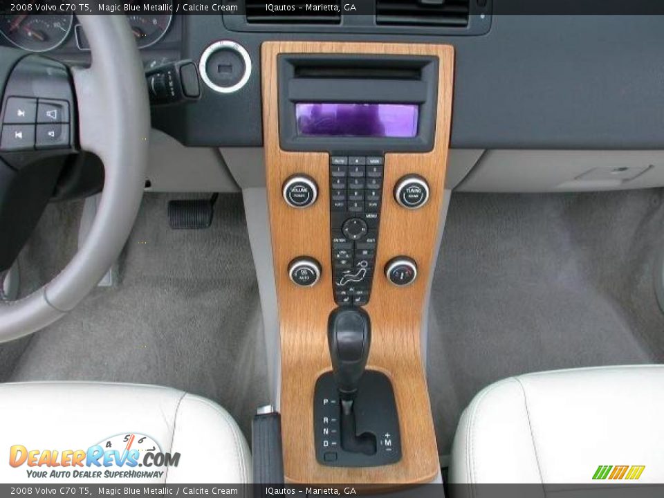 2008 Volvo C70 T5 Magic Blue Metallic / Calcite Cream Photo #24