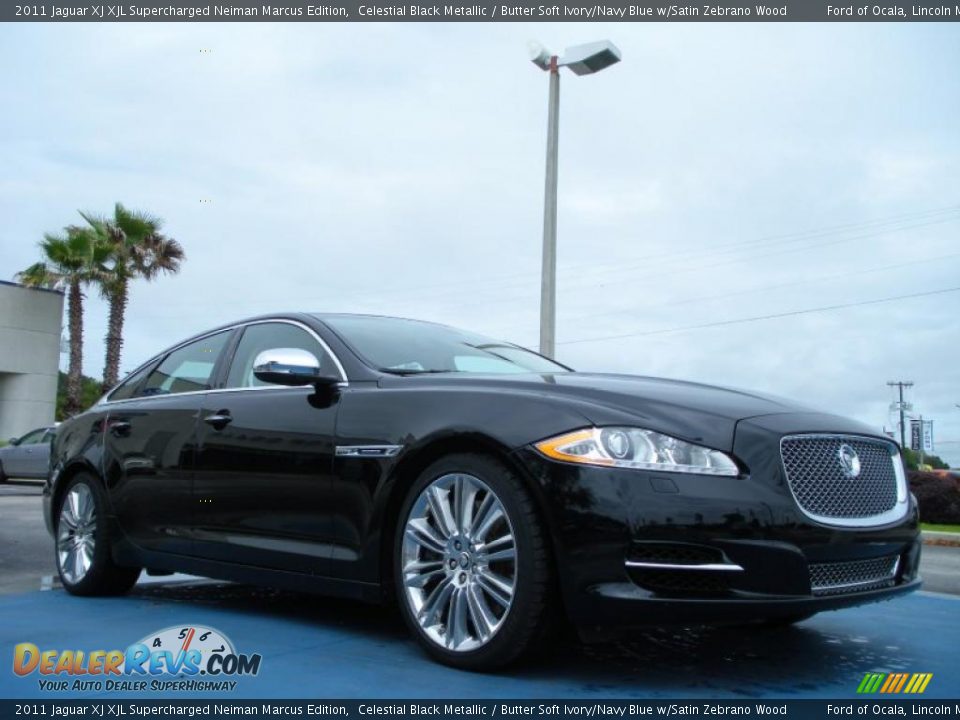 Front 3/4 View of 2011 Jaguar XJ XJL Supercharged Neiman Marcus Edition Photo #7