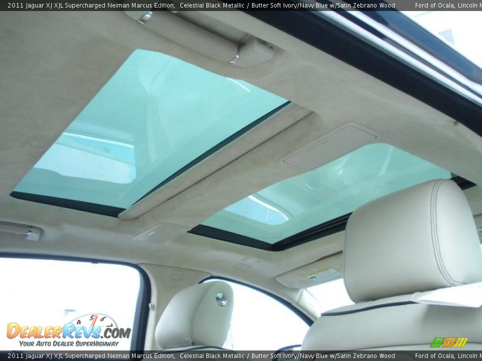 Sunroof of 2011 Jaguar XJ XJL Supercharged Neiman Marcus Edition Photo #19