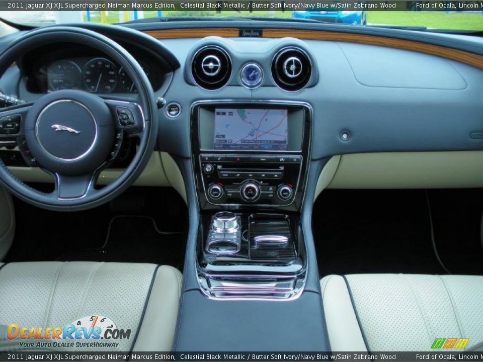 Dashboard of 2011 Jaguar XJ XJL Supercharged Neiman Marcus Edition Photo #20