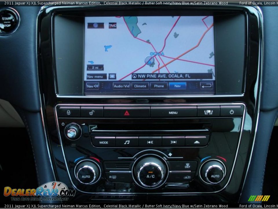 Navigation of 2011 Jaguar XJ XJL Supercharged Neiman Marcus Edition Photo #24