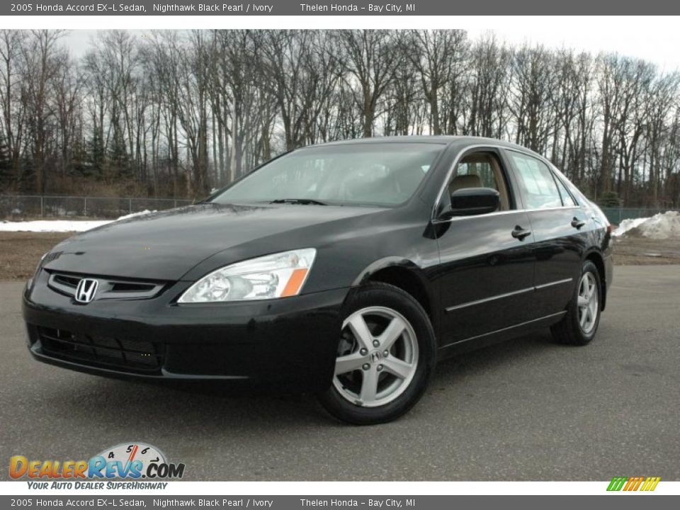 2005 Black honda accord ex #3