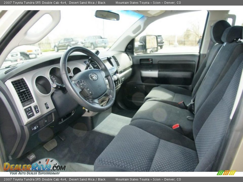 Black Interior 2007 Toyota Tundra Sr5 Double Cab 4x4 Photo